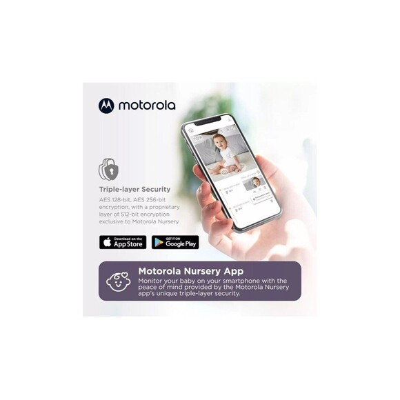 Motorola Baby Monitor Camera PIP1000 WiFi Video Camera with HD 1080p Connects to - Picture 4 of 6